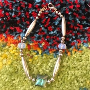 Mother of Pearl Silver Bracelet